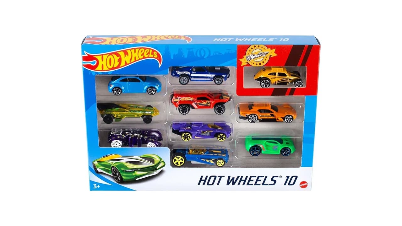 Melhor Carrinho Hot Wheels Original Pack com 10 Unidades para Colecionadores e Crianças