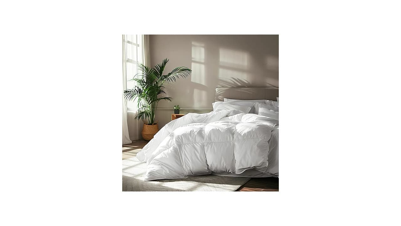 Melhor Edredom de Inverno Pluma de Ganso para Noites Quentes