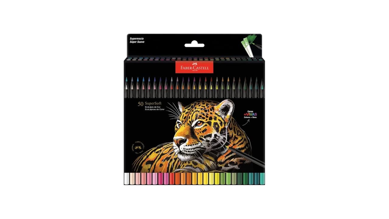 Melhor Lápis de Cor Profissional Faber-Castell para Artistas e Designers