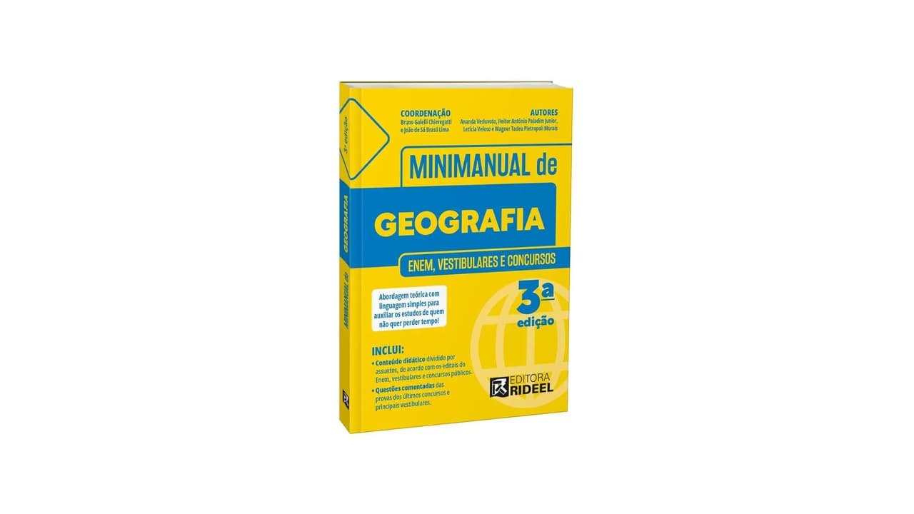 Melhor Livro de Geografia para Vestibular e Enem: 7 Opções Top