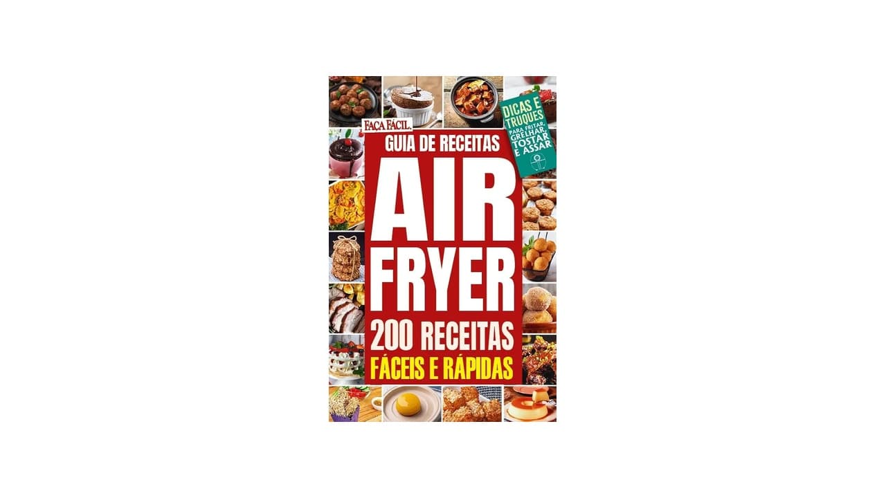 Melhor Livro de Receitas Airfryer: Os 8 Top para Cozinhar Sem Óleo