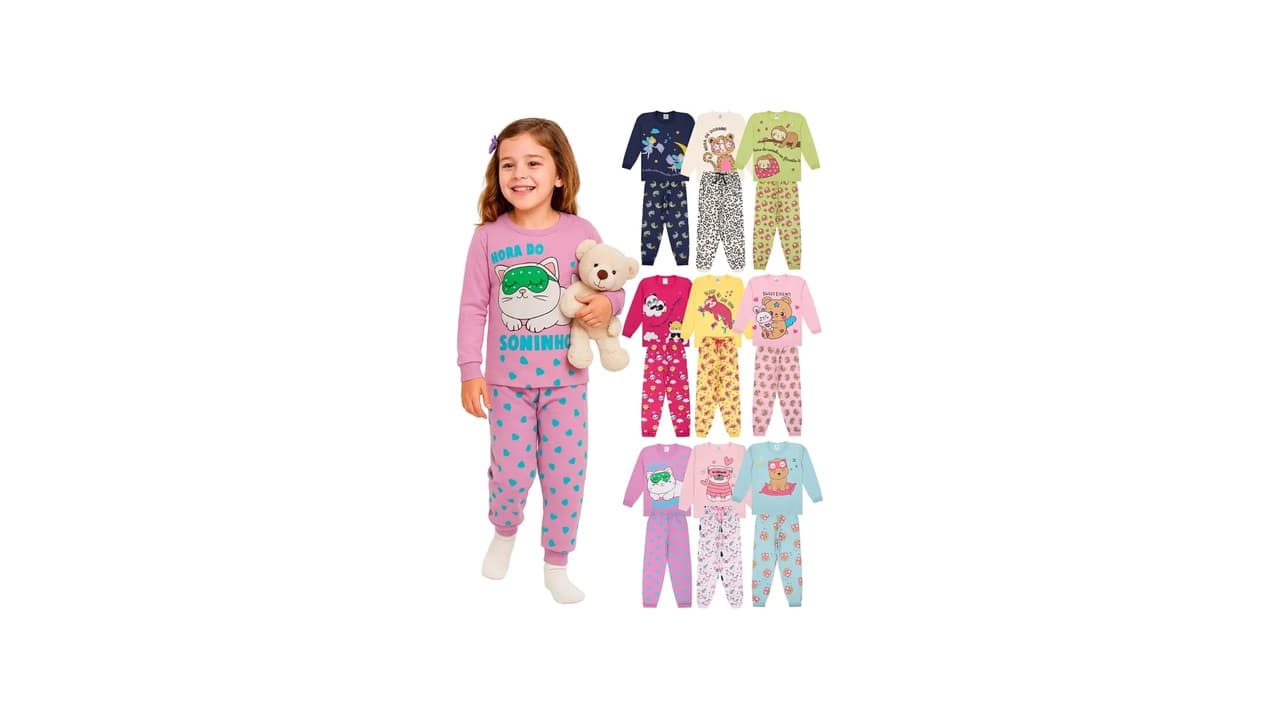 Melhor Pijama Infantil de Algodão: 8 Modelos 100% Macios e Seguros