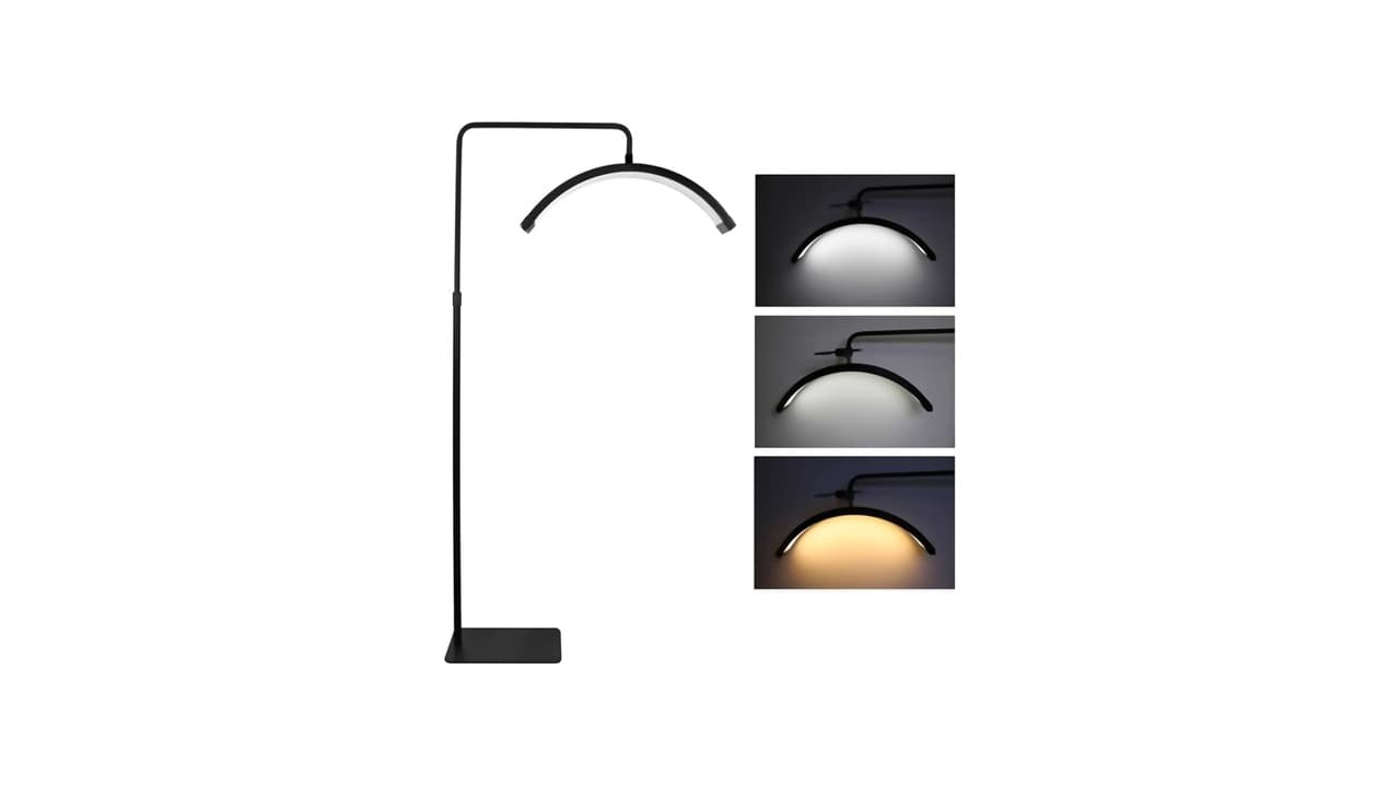Melhor Ring Light Meia Lua: 12 Modelos com Suporte Celular e 3 Cores