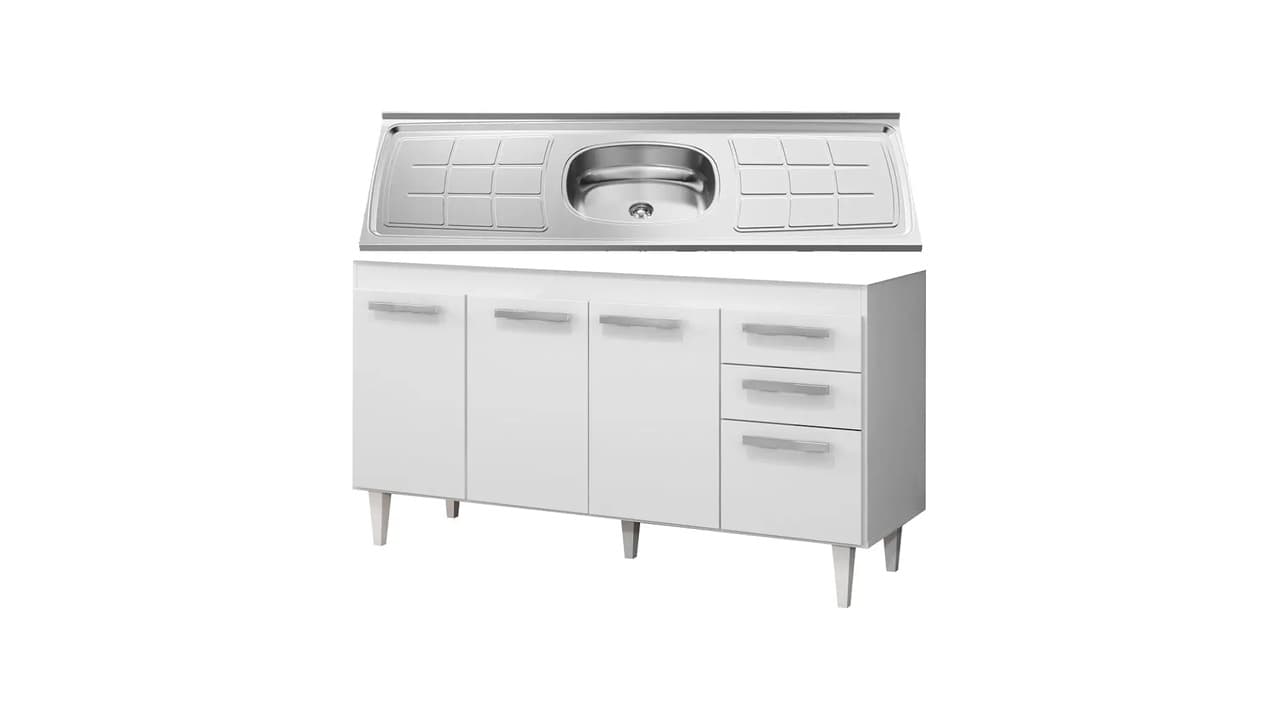 Melhor Gabinete de Cozinha com Pia de Inox: Guia Completo para Escolher