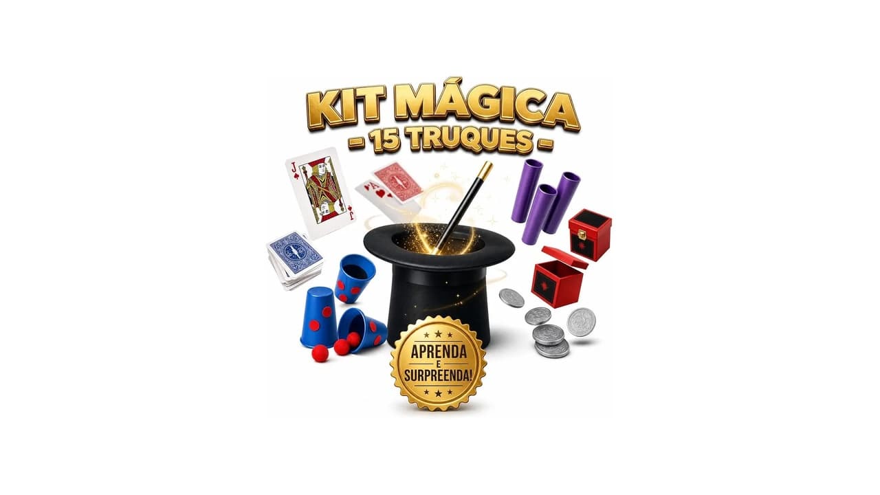 Melhor Kit de Mágica Profissional: 8 Truques Premium para Encantar