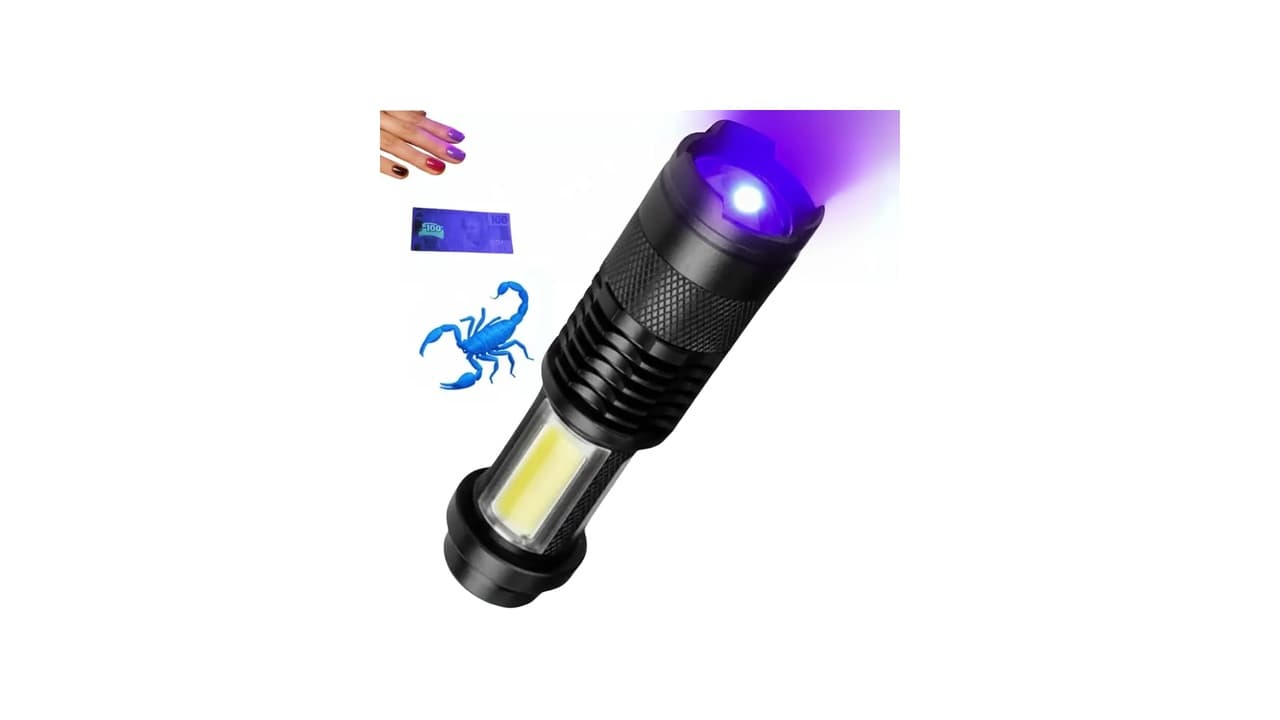 Melhor Lanterna Luz Negra UV: Guia para Detecção de Manchas e Escorpiões