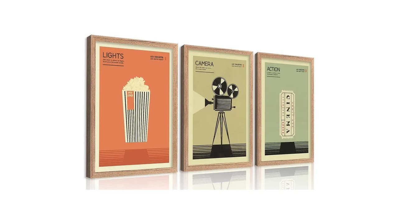 Melhor Pôster de Filmes Clássicos em Lona: 8 Opções Vintage para Decorar