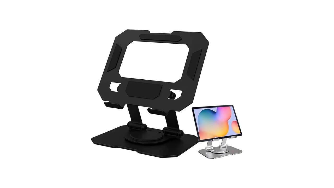 Melhor Suporte de Mesa Ajustável para Tablet: 8 Modelos com 360° e Alta Estabilidade